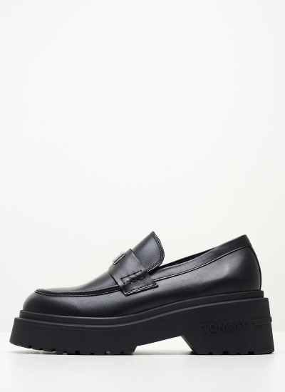 Γυναικεία Παπούτσια Casual Highcut.Basket Multi Δέρμα Tommy Hilfiger