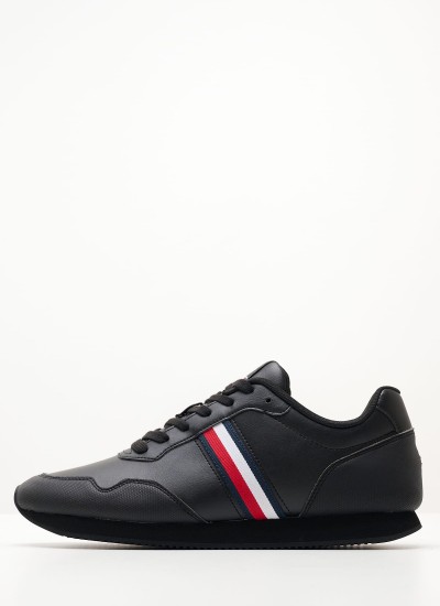 Ανδρικά Καπέλα Tjm.College Μαύρο Βαμβάκι Tommy Hilfiger