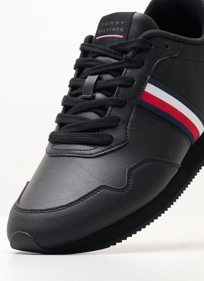 Ανδρικά Καπέλα Tjm.College Μαύρο Βαμβάκι Tommy Hilfiger