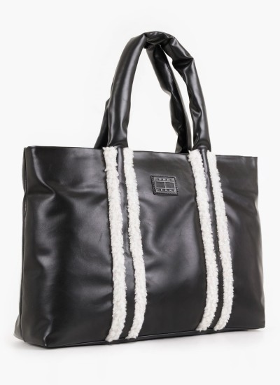 Γυναικείες Τσάντες Bryant.Tote Μαύρο Δέρμα DKNY