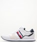 Men Casual Shoes Evo.Runner White Leather Tommy Hilfiger