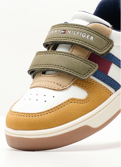 Παιδικά Παπούτσια Casual B.Each Μπλε Δέρμα Καστόρι Geox