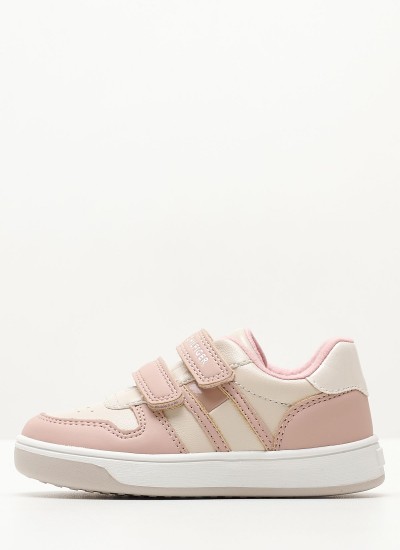 Παιδικά Παπούτσια Casual Sneaker.Girl Άσπρο Ύφασμα Tommy Hilfiger