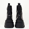 Γυναικεία Μποτάκια Foxing.Leatherboot Μαύρο Δέρμα Tommy Hilfiger Γυναικεία Μποτάκια Foxing.Leatherboot Μαύρο Δέρμα Tommy Hilfiger