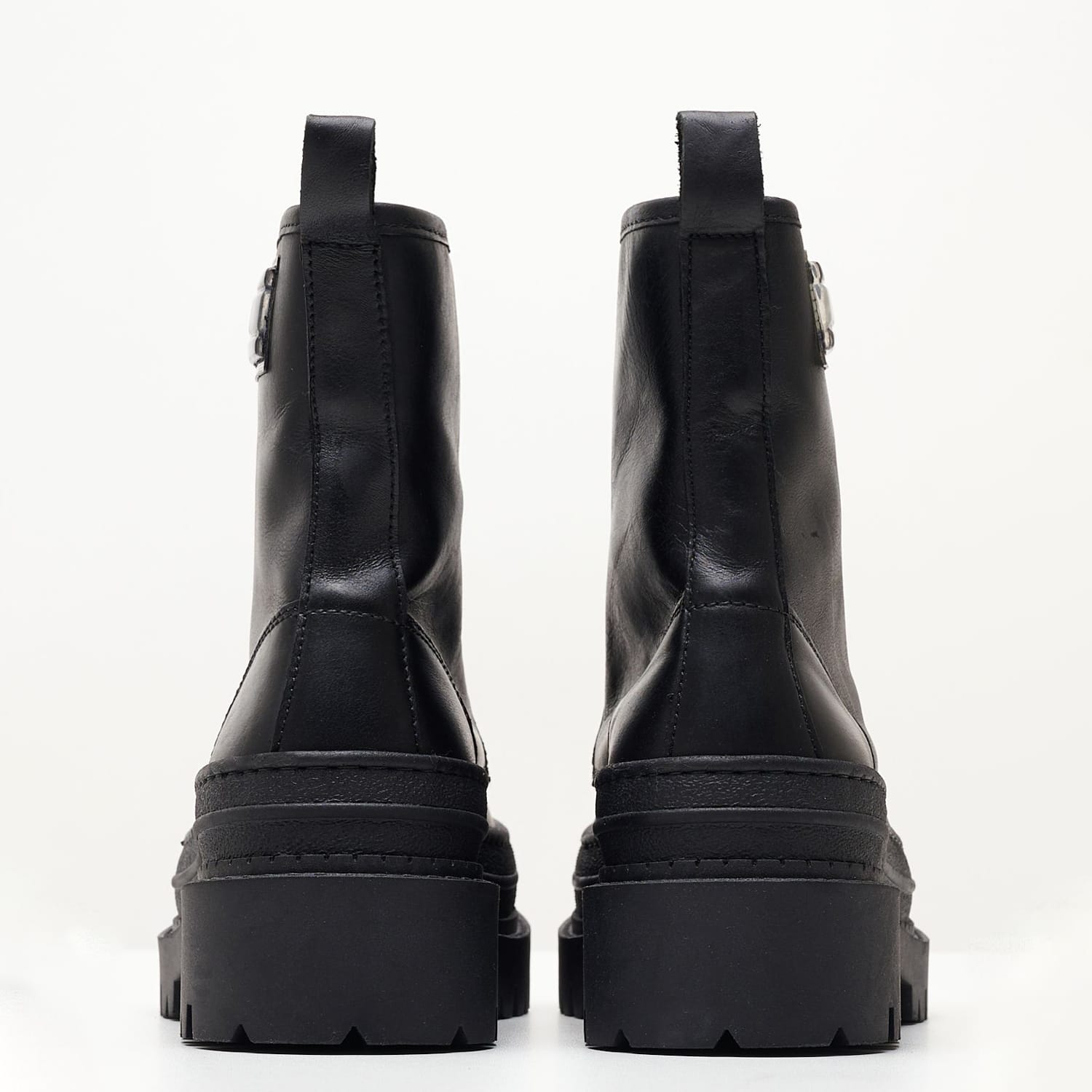 Γυναικεία Μποτάκια Foxing.Leatherboot Μαύρο Δέρμα Tommy Hilfiger Γυναικεία Μποτάκια Foxing.Leatherboot Μαύρο Δέρμα Tommy Hilfiger