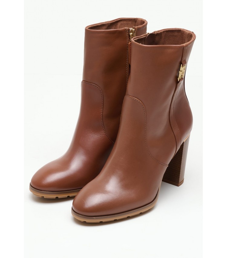 Women Boots Hardware.Bootie Tabba Leather Tommy Hilfiger