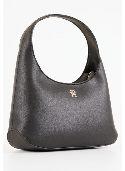 Γυναικείες Τσάντες Hilfiger.Staple Μαύρο ECOleather Tommy Hilfiger