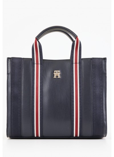 Γυναικείες Τσάντες Identity.Sml Μπλε ECOleather Tommy Hilfiger