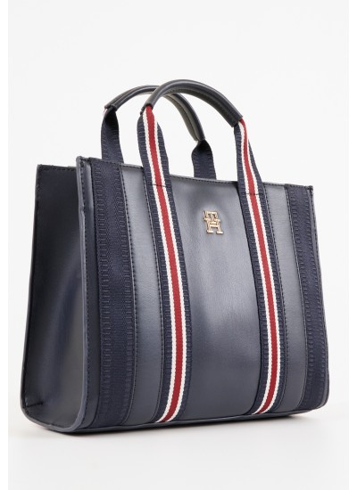 Γυναικείες Τσάντες Identity.Sml Μπλε ECOleather Tommy Hilfiger