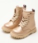 Kids Boots Lace.24Bootie Pink ECOleather Tommy Hilfiger