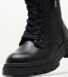Kids Boots Laceup.Bootie24 Black ECOleather Tommy Hilfiger