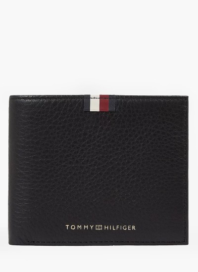 Ανδρικά Καπέλα Tjm.College Μαύρο Βαμβάκι Tommy Hilfiger
