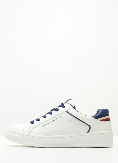Παιδικά Παπούτσια Casual B.Each Μπλε Δέρμα Καστόρι Geox