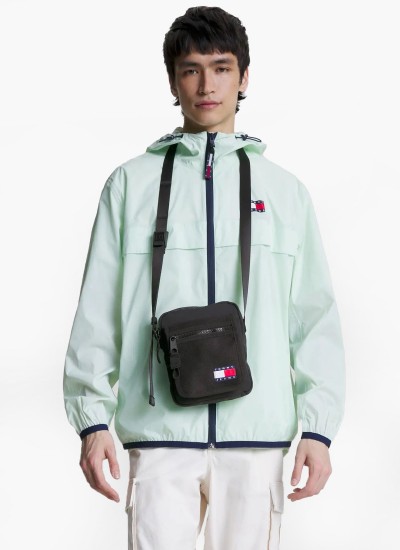 Men Bags Urban.Camera Blue Nylon Tommy Hilfiger