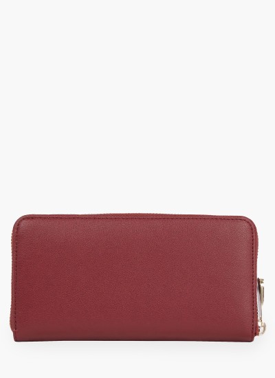 Γυναικεία Πορτοφόλια Nina Ροζ Vegan Leather Kendall+Kylie