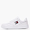 Γυναικεία Παπούτσια Casual Retro.Basket.Wmn Άσπρο Δέρμα Tommy Hilfiger Γυναικεία Παπούτσια Casual Retro.Basket.Wmn Άσπρο Δέρμα Tommy Hilfiger