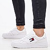Γυναικεία Παπούτσια Casual Retro.Basket.Wmn Άσπρο Δέρμα Tommy Hilfiger Γυναικεία Παπούτσια Casual Retro.Basket.Wmn Άσπρο Δέρμα Tommy Hilfiger