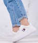 Women Casual Shoes Retro.Basket.Wmn White Leather Tommy Hilfiger