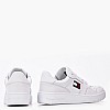 Γυναικεία Παπούτσια Casual Retro.Basket.Wmn Άσπρο Δέρμα Tommy Hilfiger Γυναικεία Παπούτσια Casual Retro.Basket.Wmn Άσπρο Δέρμα Tommy Hilfiger