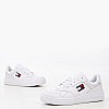 Γυναικεία Παπούτσια Casual Retro.Basket.Wmn Άσπρο Δέρμα Tommy Hilfiger Γυναικεία Παπούτσια Casual Retro.Basket.Wmn Άσπρο Δέρμα Tommy Hilfiger