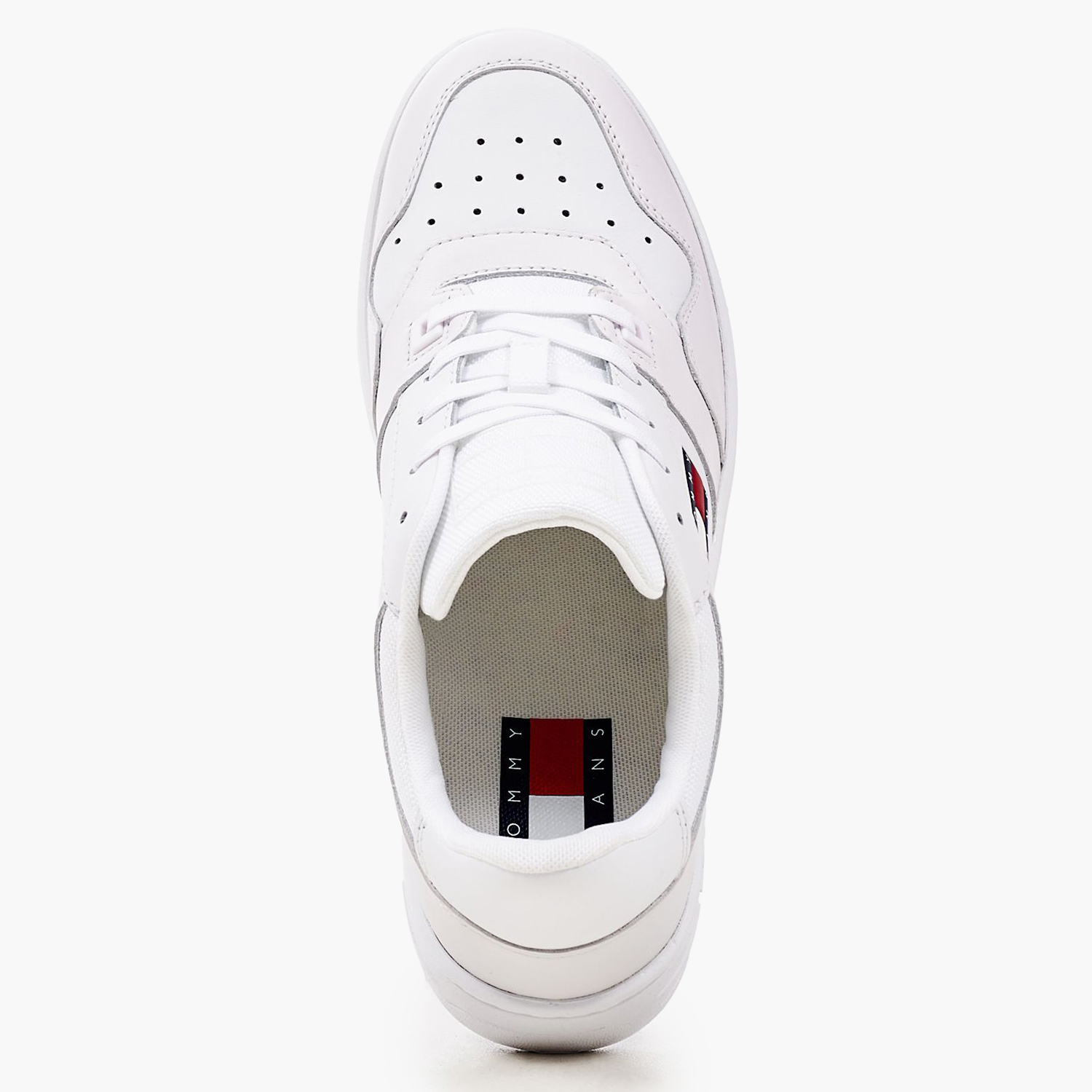 Γυναικεία Παπούτσια Casual Retro.Basket.Wmn Άσπρο Δέρμα Tommy Hilfiger Γυναικεία Παπούτσια Casual Retro.Basket.Wmn Άσπρο Δέρμα Tommy Hilfiger