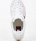 Women Casual Shoes Retro.Basket.Wmn White Leather Tommy Hilfiger