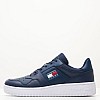 Men Casual Shoes Retro.Basket Blue Leather Tommy Hilfiger Men Casual Shoes Retro.Basket Blue Leather Tommy Hilfiger