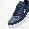 Men Casual Shoes Retro.Basket Blue Leather Tommy Hilfiger Men Casual Shoes Retro.Basket Blue Leather Tommy Hilfiger