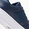 Men Casual Shoes Retro.Basket Blue Leather Tommy Hilfiger Men Casual Shoes Retro.Basket Blue Leather Tommy Hilfiger