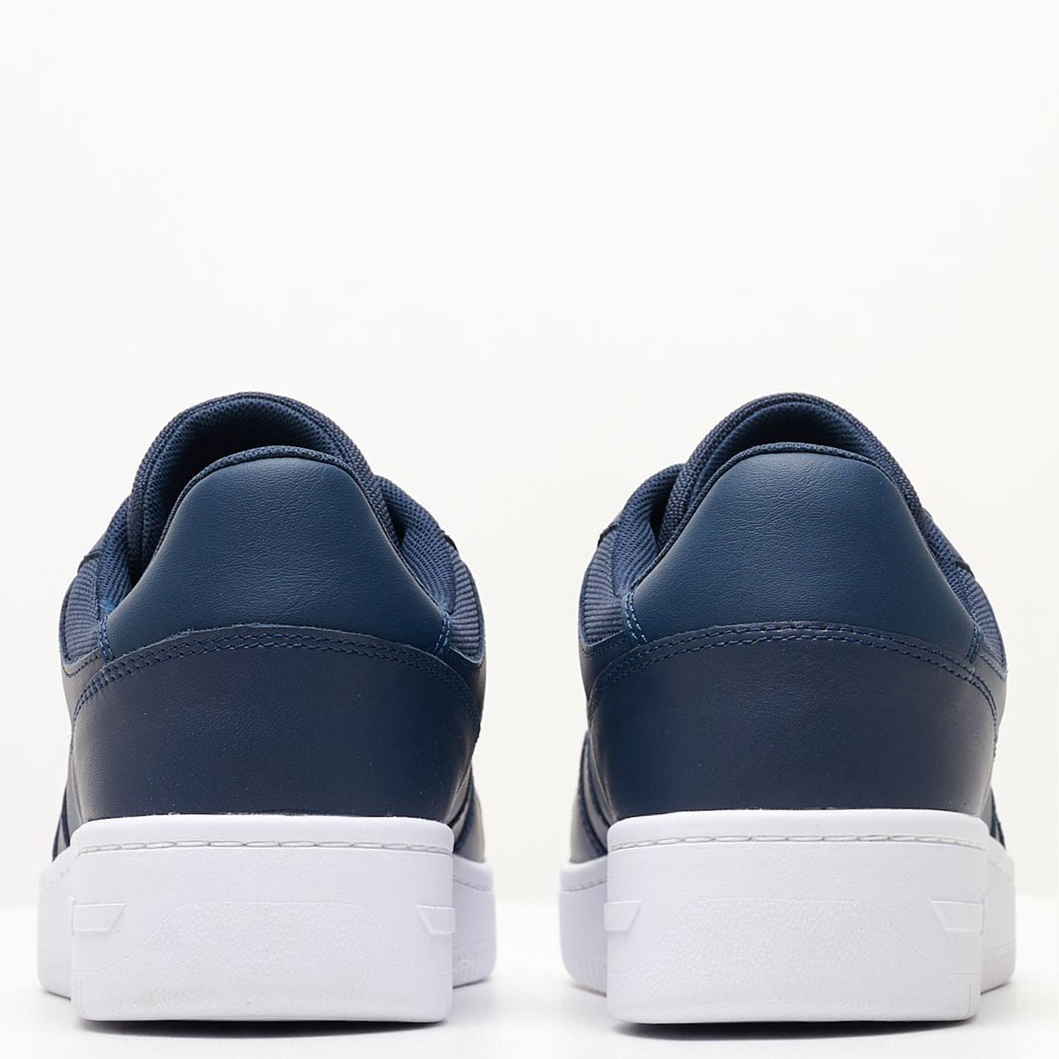 Men Casual Shoes Retro.Basket Blue Leather Tommy Hilfiger Men Casual Shoes Retro.Basket Blue Leather Tommy Hilfiger