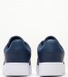 Ανδρικά Παπούτσια Casual Retro.Basket Μπλε Δέρμα Tommy Hilfiger