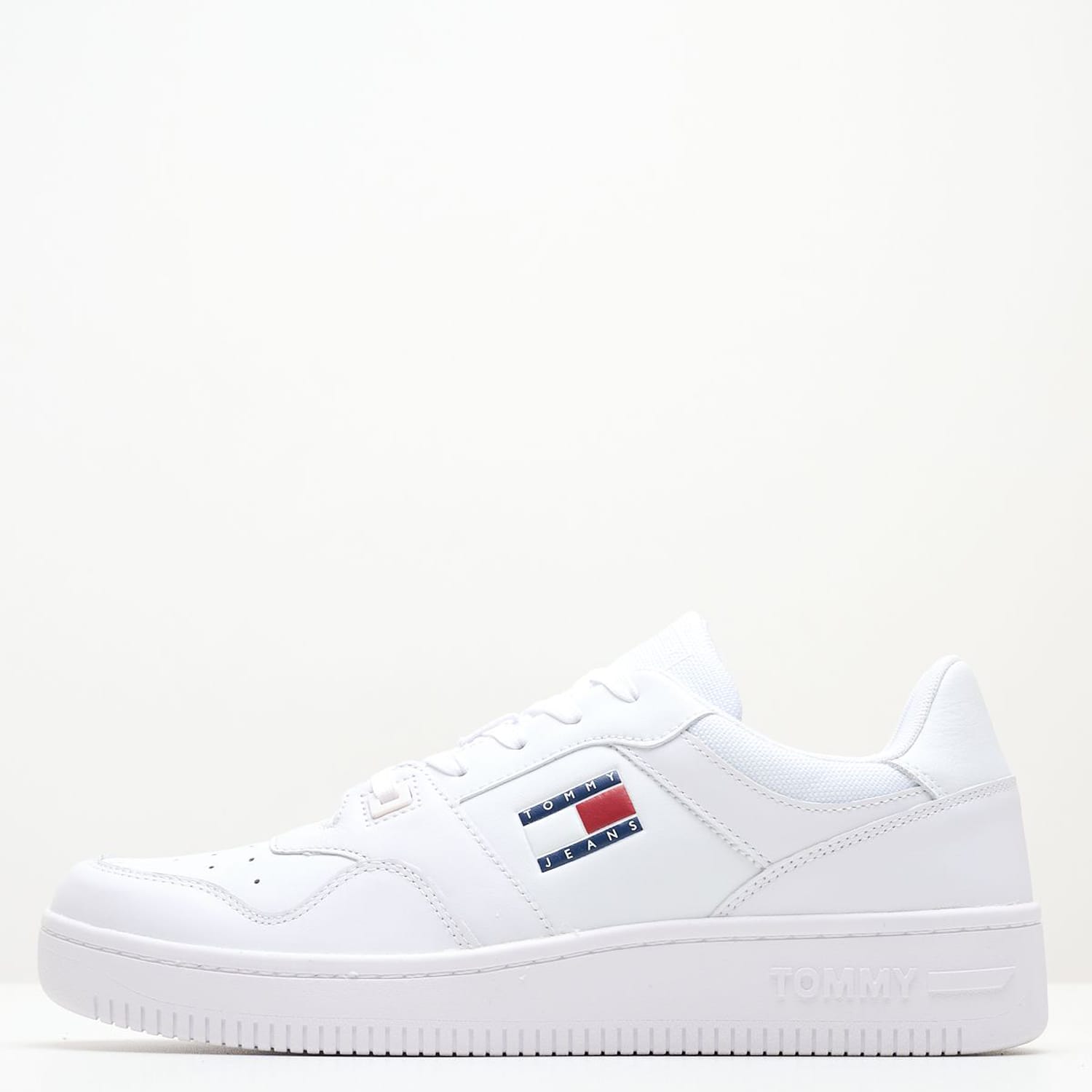 Men Casual Shoes Retro.Basket White Leather Tommy Hilfiger Men Casual Shoes Retro.Basket White Leather Tommy Hilfiger