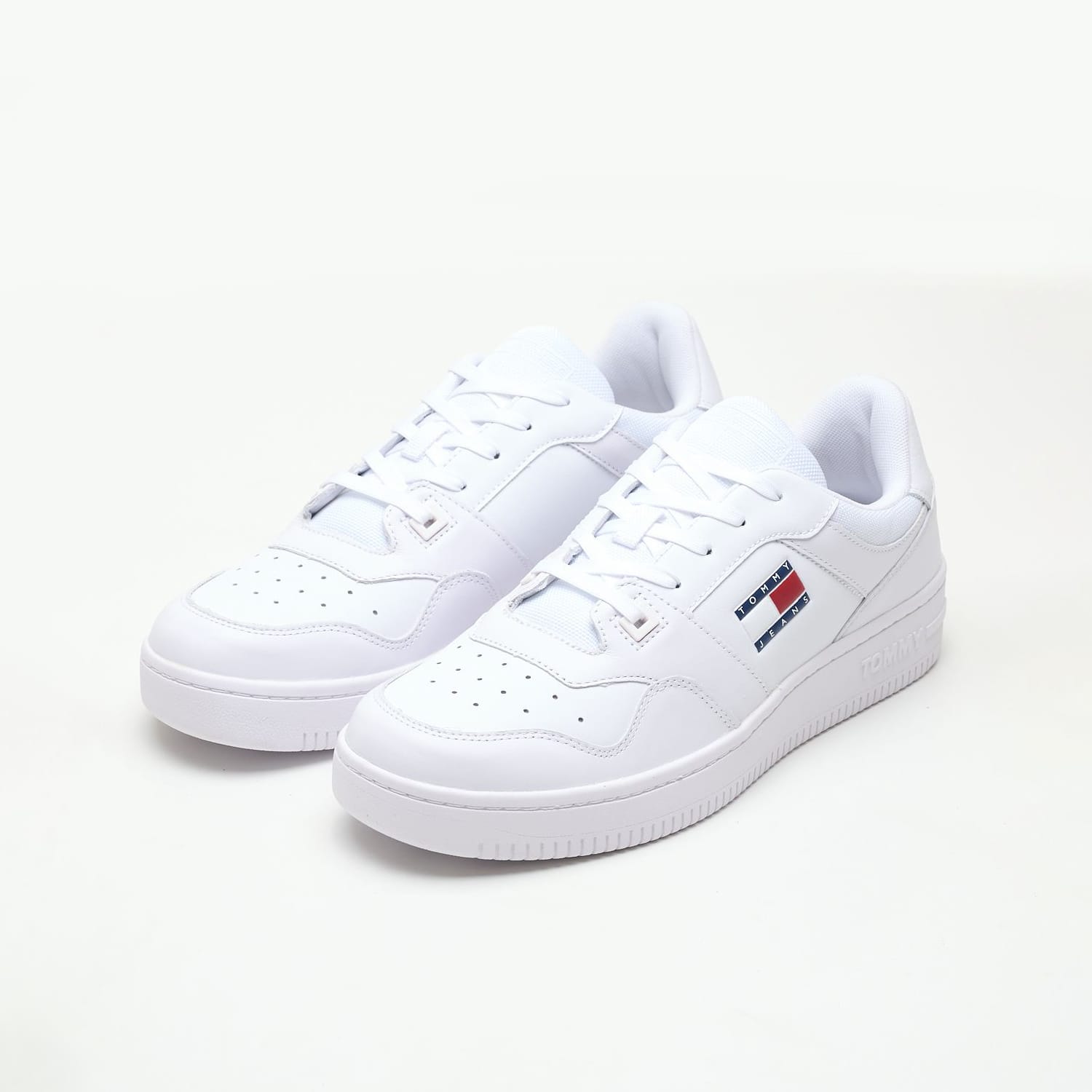 Men Casual Shoes Retro.Basket White Leather Tommy Hilfiger Men Casual Shoes Retro.Basket White Leather Tommy Hilfiger