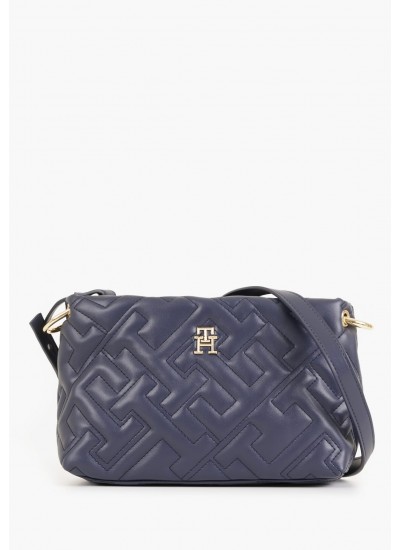 Women Bags Soft.Crossover Blue ECOleather Tommy Hilfiger