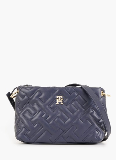 Women Bags Heritage.Shoulder Blue ECOleather Tommy Hilfiger