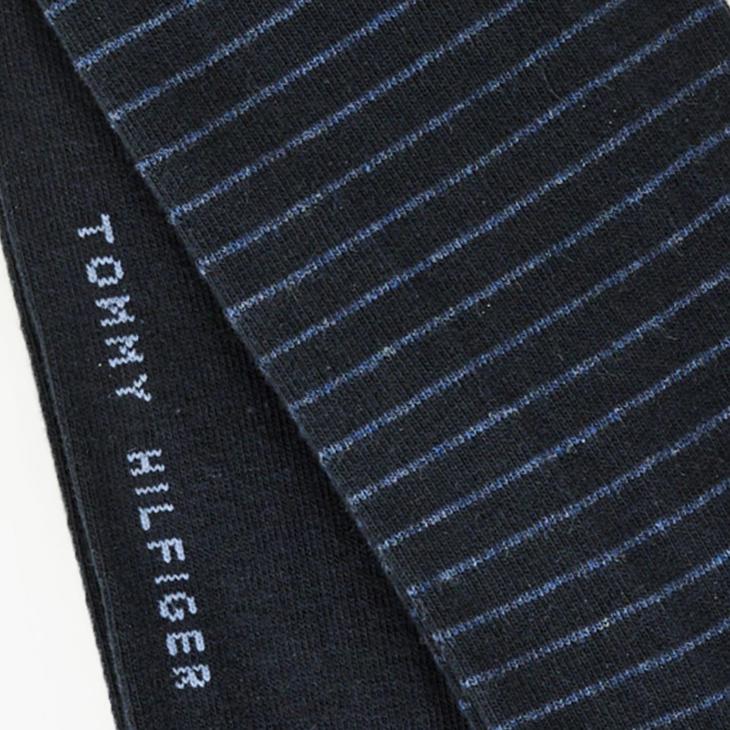 Ανδρικές Κάλτσες Striped.Socks Μπλε Βαμβάκι Tommy Hilfiger