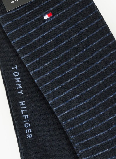 Ανδρικές Κάλτσες Striped.Socks Μπλε Βαμβάκι Tommy Hilfiger