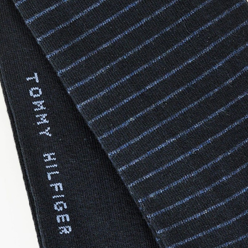 Ανδρικές Κάλτσες Striped.Socks Μπλε Βαμβάκι Tommy Hilfiger