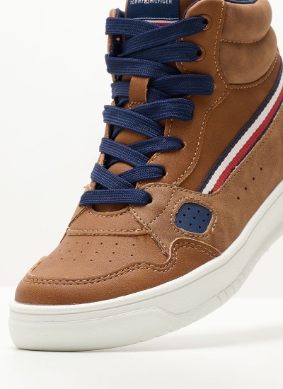 Παιδικές Σαγιονάρες & Πέδιλα Rope.Sandal Μπλε ECOleather Tommy Hilfiger