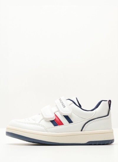 Παιδικά Παπούτσια Casual Low.Snk Πράσινο ECOleather Tommy Hilfiger