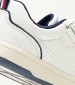 Παιδικά Παπούτσια Casual Stripes.Lowcut Άσπρο ECOleather Tommy Hilfiger