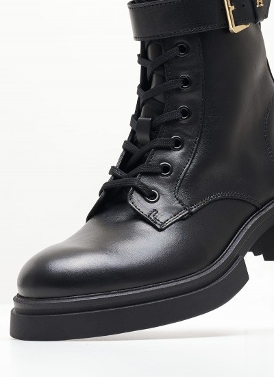 Γυναικεία Παπούτσια Casual Black.Laceup Μαύρο Ύφασμα Tommy Hilfiger