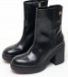 Women Boots Th.Crepe.Boot Black Leather Tommy Hilfiger