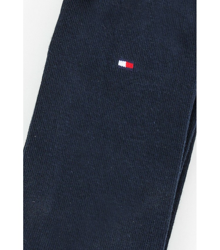 Ανδρικές Κάλτσες Th.Sock.2P Μπλε Βαμβάκι Tommy Hilfiger