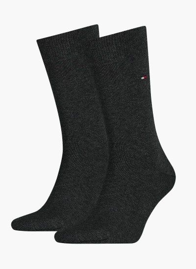 Ανδρικές Κάλτσες Th.Sock.2P Γκρι Βαμβάκι Tommy Hilfiger