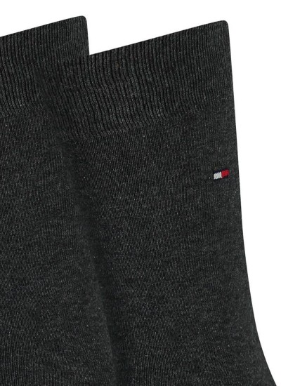 Ανδρικές Κάλτσες Th.Sock.2P Γκρι Βαμβάκι Tommy Hilfiger