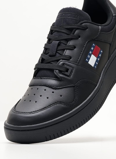 Γυναικεία Παπούτσια Casual Highcut.Basket Multi Δέρμα Tommy Hilfiger