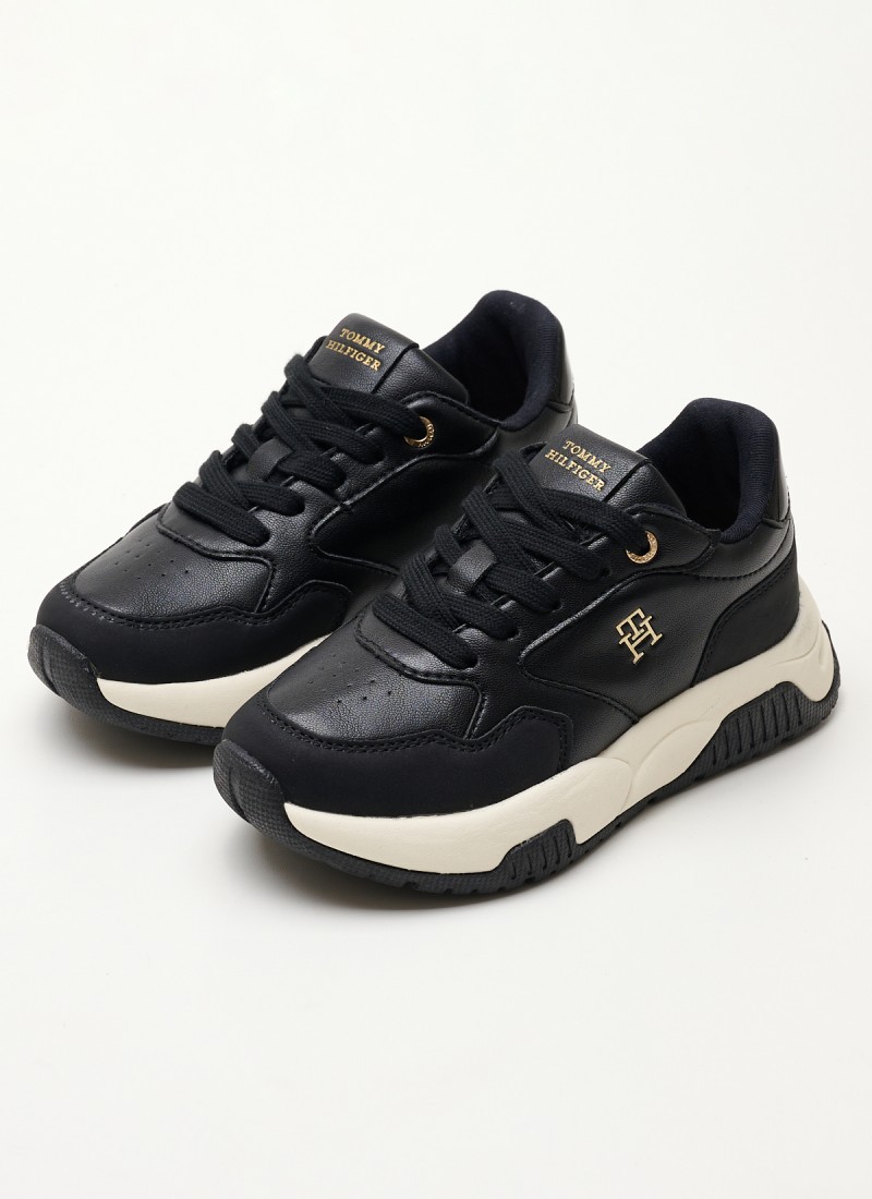 Kids Casual Shoes from the Tommy Hilfiger brand Up.Sneak Black