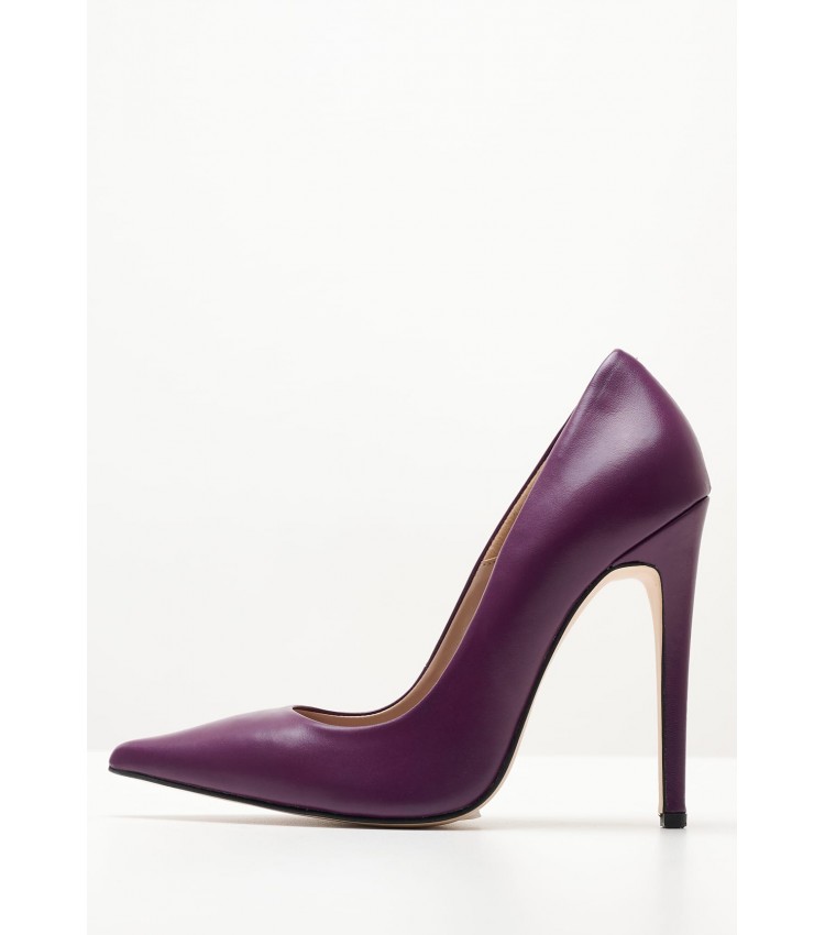 Women Pumps & Peeptoes High 2342.5001 Purple Leather Mortoglou