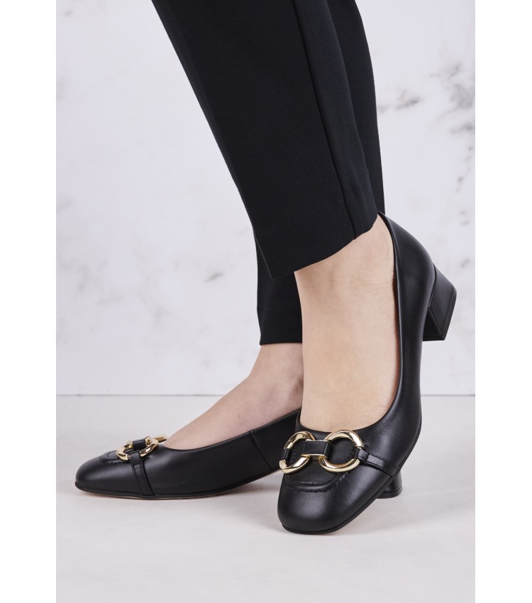 Women Pumps & Peeptoes Low 2344.30202 Black Leather Mortoglou